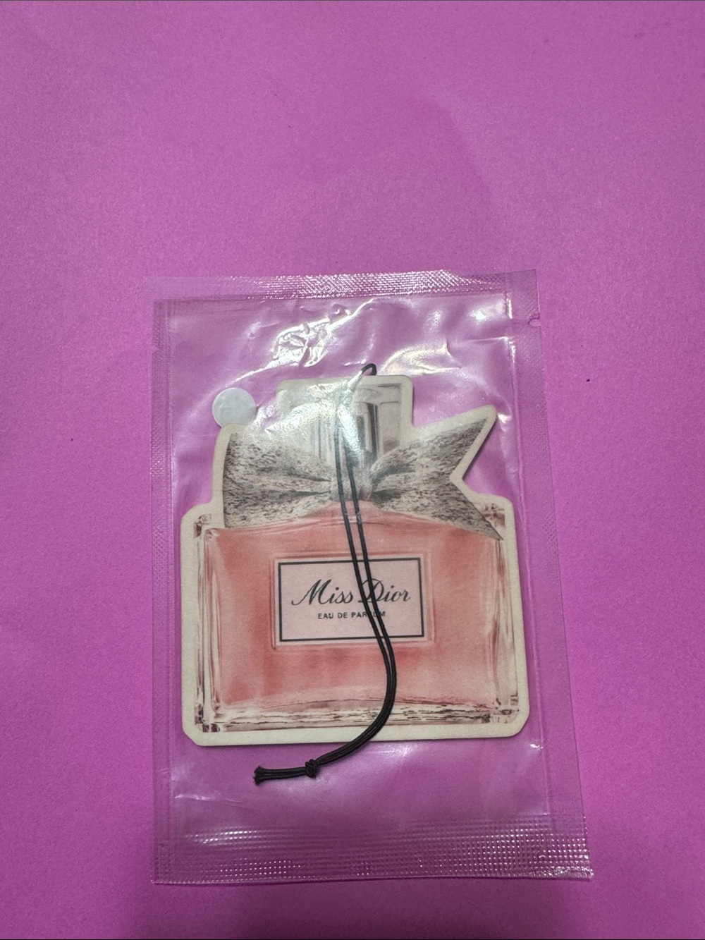 Miss Dior Pink Perfume Bottle Air Freshener